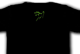 [Image of Back of Happy Hacking T-Shirt
	Logo]